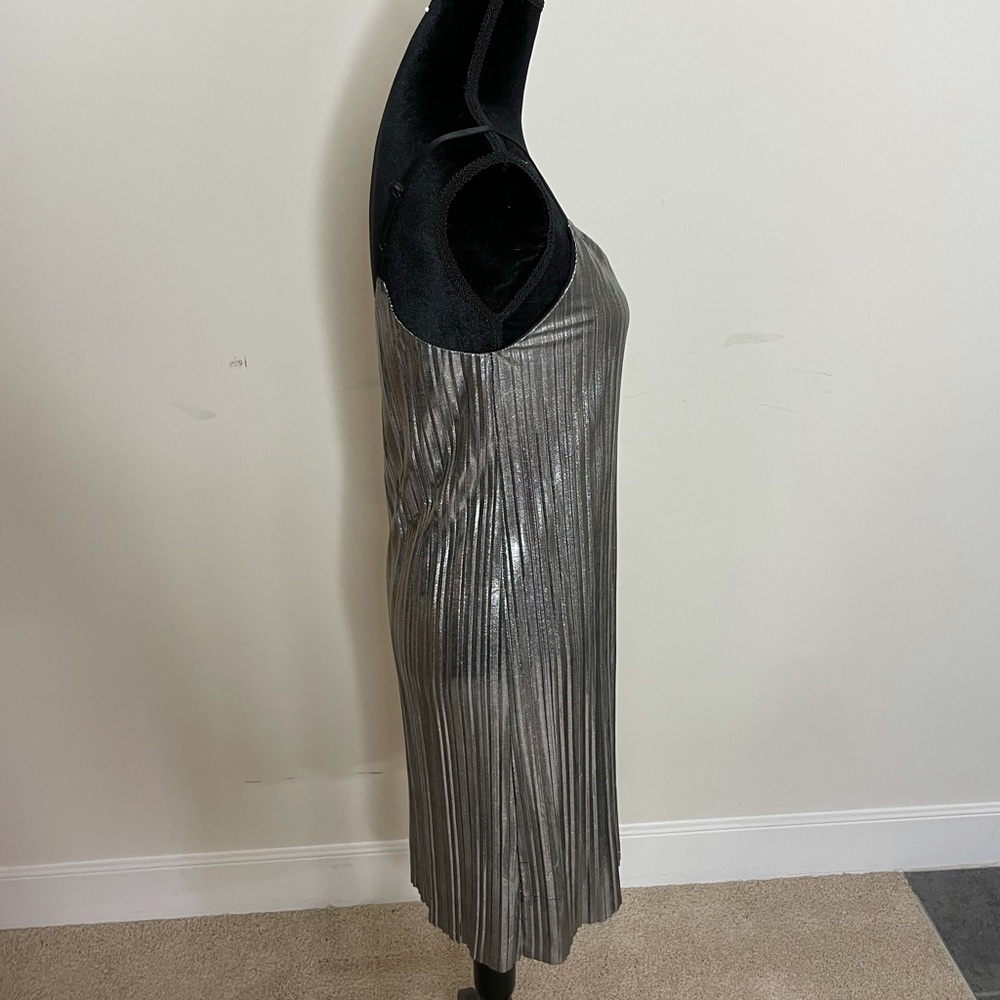 Design Lab Metallic Slip Dress - Picture 2 of 4